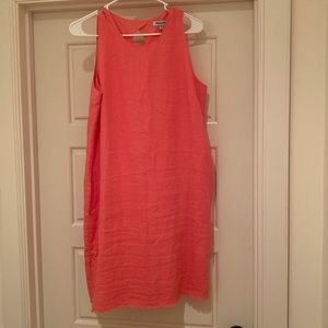 Women’s Tommy Bahama Coral Sleeveless Linen Dress size medium